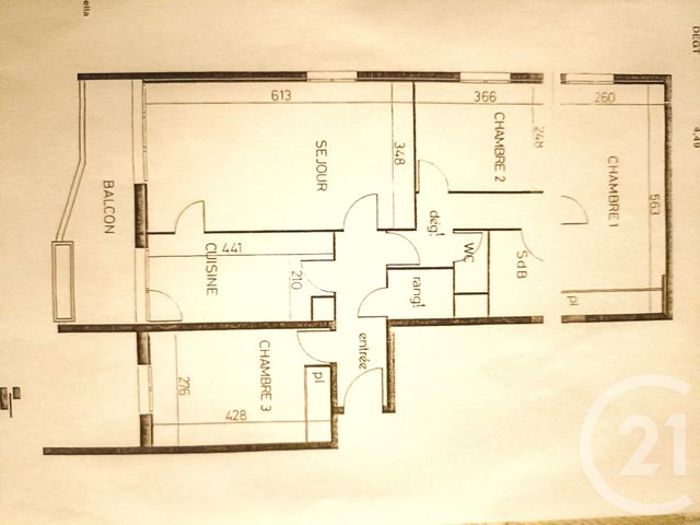 Appartement F4 à vendre - 4 pièces - 89.0 m2 - LIMOGES - 87 - LIMOUSIN - Century 21 Atrium Immobilier