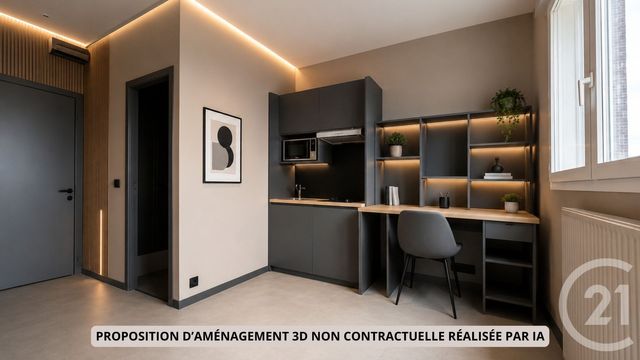 Appartement Studio à vendre - 1 pièce - 18.48 m2 - LIMOGES - 87 - LIMOUSIN - Century 21 Atrium Immobilier